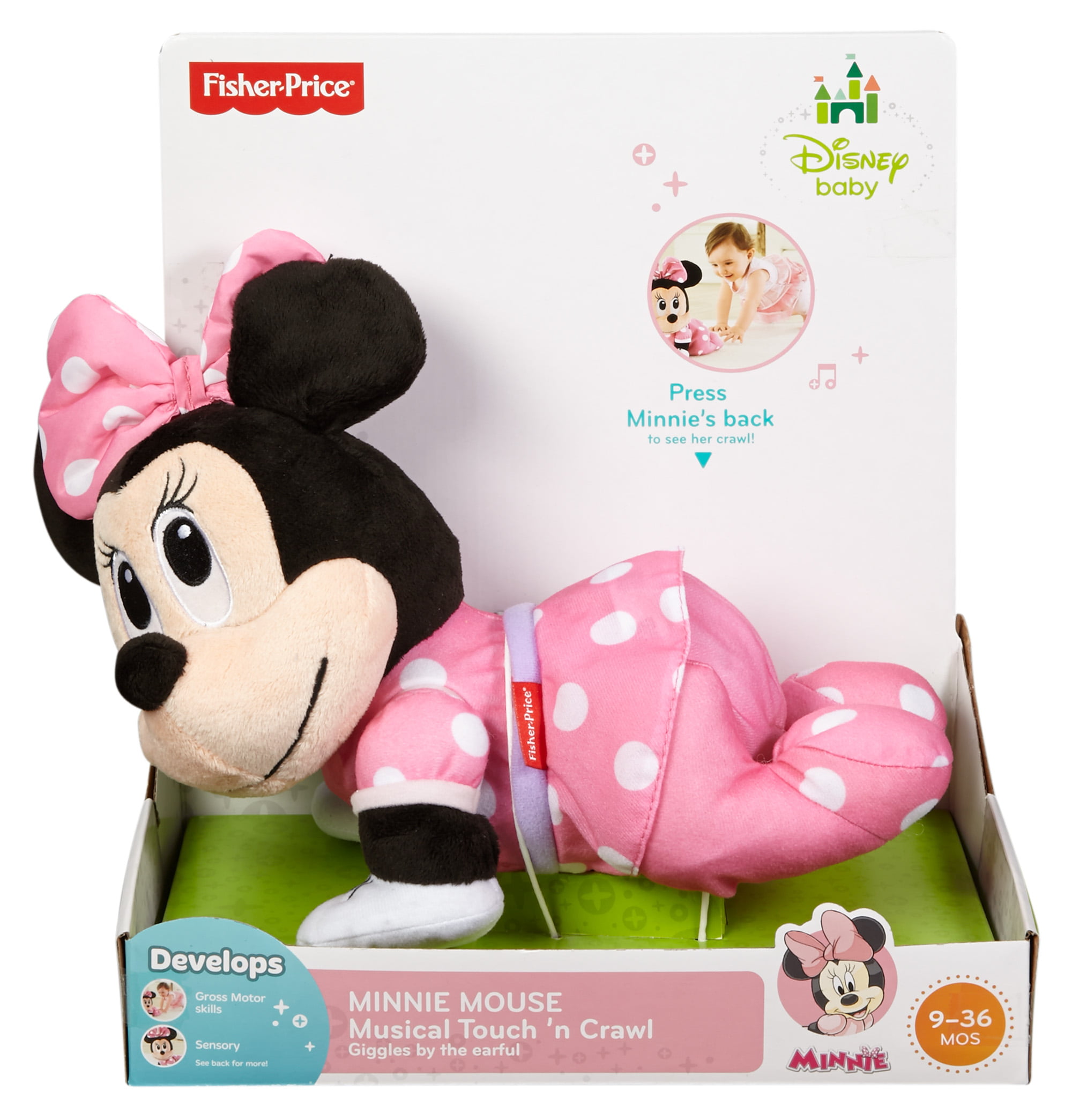 minnie mouse crawling doll