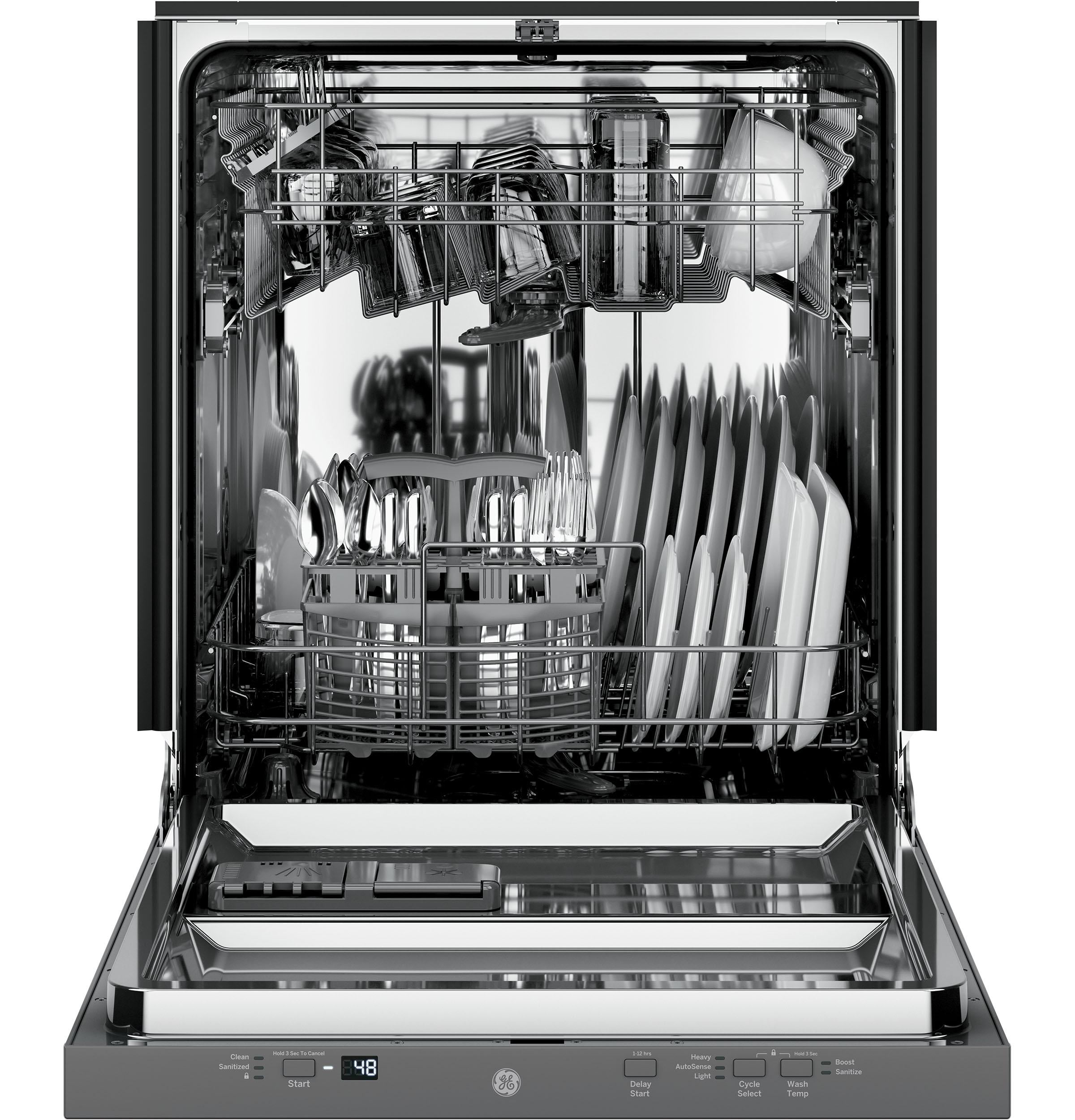 GE Appliances GDT225SSLSS 24 Inch Built In Fully Integrated Dishwasher Stainless Steel