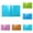 Blue,Red,Green,Pink,Light Blue, variant on 1-5Pcs 9.4x11.7 Inch Two Pocket File Folder Three Hole Punch Prong Fasteners - Colored Plastic Folders with Pockets, Durable Heavy Duty File Folders for Office