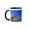 Black/White, variant on 3drose, Europe, Italy, Tuscany, Lucca, Piazza San Michele - Eu16 Rti0126 - Rob Tilley, 11oz Two-tone Green Mug