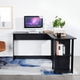 thumbnail image 2 of Escritorio L HOMEMAKE FURNITURE tablero grande Negro 140cm*140cm*75cm, 2 of 7