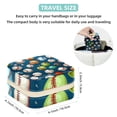 thumbnail image 5 of Baseball Square Jewelry Box Organizer Display Case Necklace Bracelet Earring Holder Travel Portable Decorative Stand Storage Box for Rings Earrings Necklaces Bracelets - Girls Women Gift, 5 of 6