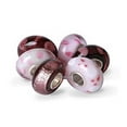 thumbnail image 2 of Bling Jewelry Womens Mixed Set Shades of Red and Pink Murano Glass Charm Bead for European Bracelets Sterling Silver Core, 2 of 6