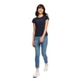 thumbnail image 2 of Camiseta Tommy Hilfiger de manga corta para niñas, color azul marino, talla 5, 2 of 3