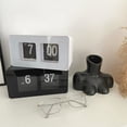 thumbnail image 1 of Led Retro Flip Clock Classic Style Desk Vintage Clock Battery Operated File Down Page Digital Clocks Ticking Scoreboard Desktop Double Sided for Home Office Dormitory, 1 of 9