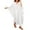 White, variant on Ladies Chest Woven Loose Large Size Beach Smock Robe Holiday Sunblock Smock Sun Protection Clothing Women Spf Shirts for Women Long Sleeve