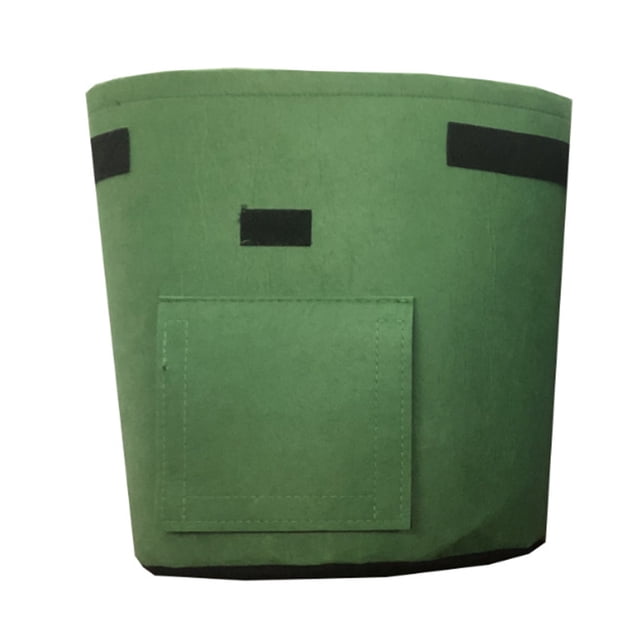 Flowerpot Fabric Grow Bags with Handles And Side Hook And Loop Opening Container Reinforced Stitching Air Circulation Flowerpot for Garden