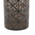 thumbnail image 5 of DecMode 3 Holder Dark Brown Metal Geometric Decorative Candle Lantern, Set of 3, 5 of 11