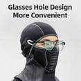 thumbnail image 4 of ROCKBROS Ski Mask Cold Weather Balaclava Winter Full Face Mask Windproof Fleece Thermal Hood for Men Women, 4 of 5