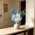 thumbnail image 5 of Wzzjkit Artificial Flowers Bouquet 10.6 Inch, Silk Flowers for Home Decor, Fake Flowers Centerpiece for Living Room Dining Table Wedding Decor Gift for Women, 5 of 6