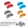 thumbnail image 3 of maskred 2pack/lot RC Car Aluminium Alloy Front And Rear Fender For Wltoys 1/18 A949 RC Car Front And Rear Gold 1Set, 3 of 6