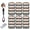 24 PCS, variant on 24-Piece Men's Razor Blade Replacement Set with Free Handle - Ultra Sharp Stainless Steel for Face, Head, and Body Shaving (24 Pcs)