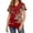 03-Deep Red, variant on 4th of July Scrub Tops for Women 250 Anniversary USA Soft Stretch V-Neck Medical Scrub Tops with Pockets 01-Purple XXL