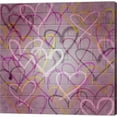 thumbnail image 1 of Great Art Now Graffiti Hearts I by Grace Popp, Canvas Wall Art, 12W x 12H, 1 of 2