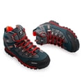 thumbnail image 6 of Men's Waterproof Leather mid Hiking Boots Outdoor Non-Slip Lightweight Trekking Sneakers, 6 of 10