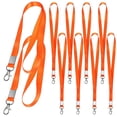 thumbnail image 1 of LEEYNEER 10 Pcs Lanyard Strings Rope Lanyard Key Lanyard Neck Strap Flat Lanyards For Id Badges Name Tag Lanyards With Metal Clip, 1 of 8