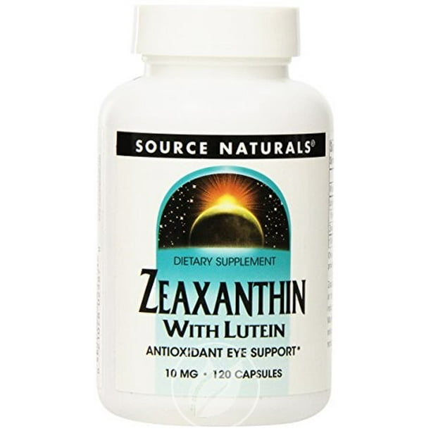 Source Naturals Zeaxanthin W/Lutein 10Mg 120C, Pack of 2