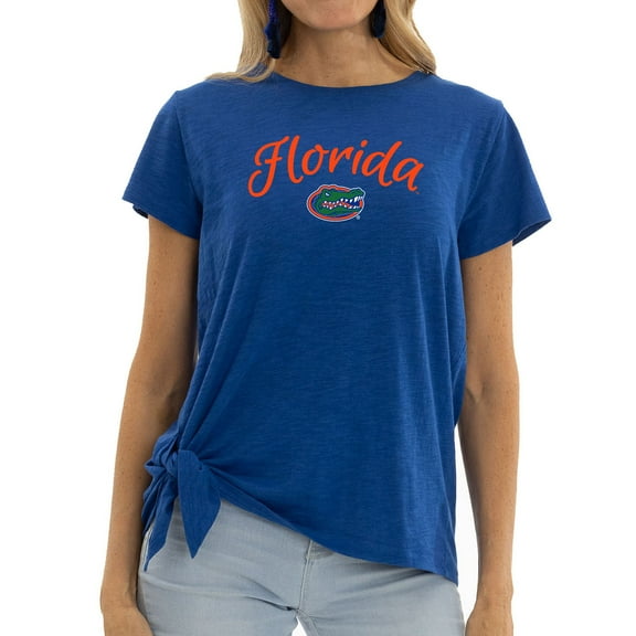 Women's Royal Florida Gators Sophie Side-Tie T-Shirt
