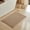 Beige, variant on Waffle Bath Mat, Small Boho Bathroom Rugs Non Slip Washable, Ultra Soft Super Absorbent Quick Dry Farmhouse Bathroom Decor, 16" x 24", Khaki