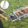 thumbnail image 4 of Pinzas para carbón Pinzas multifunción para carbón Pinzas metálicas para carbón Manija resistente al calor Pinzas para briquetas Pinzas para barbacoa Manija para picnic Chimenea Barbacoa TUNC Sencillez, 4 of 5