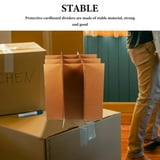 WORGEOUS Shipping Dividers Extra Large Moving Boxes Carton Partitions ...