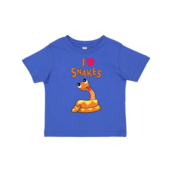 Inktastic I Love Snakes Boys or Girls Toddler T-Shirt