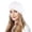 White, variant on beishanbush Baseball Caps Women Braid Turban Hats Hat Cap Hair Bonnet Head Scarf Wrap Cover Black