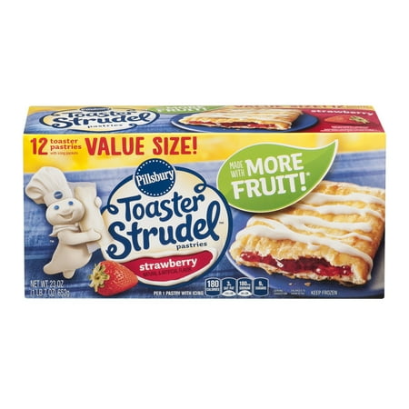 Pillsbury Toaster Strudel Pastries Strawberry - 12 CT