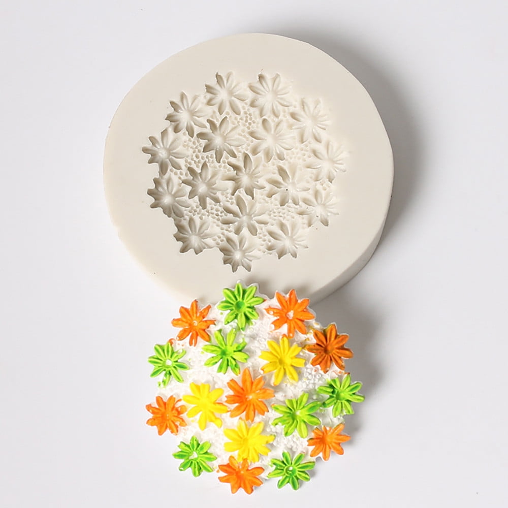3D Silicone Chocolate Cake Fondant Mould Baking Sugarcraft top Mold Decorat F0X1