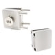 thumbnail image 5 of Cerradura de puerta corrediza de vidrio sin marco, compatible con cerraduras de portón sin llave de 10-12 mm. Puertas dobles cuadradas, 5 of 9