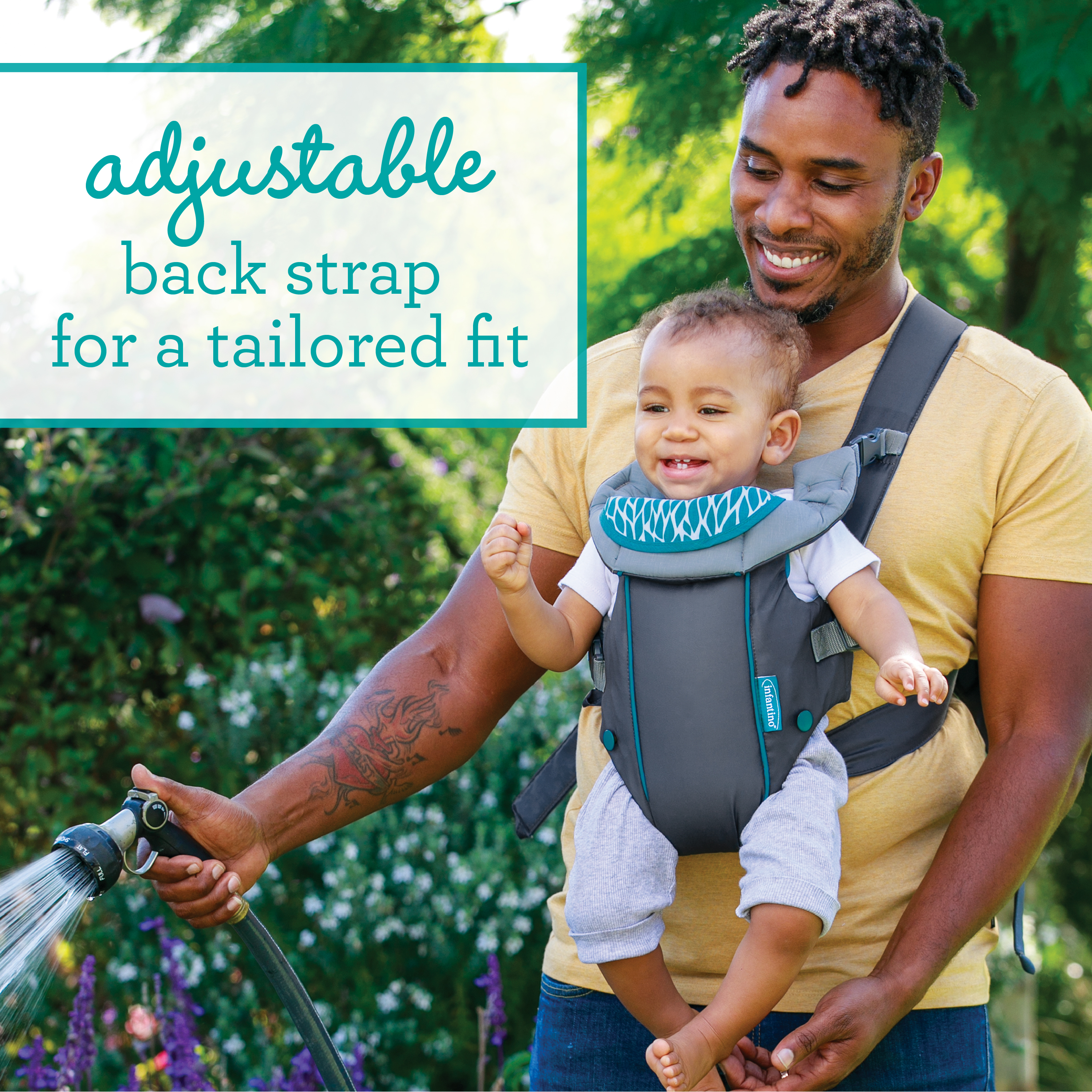 Infantino Swift Classic Baby Carrier, Gray photo 7