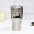 thumbnail image 2 of Drink Coffee Pet Cat 30 Oz. Stainless Steel Travel Tumbler with Clear Lid, 2 of 4