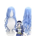 thumbnail image 3 of Disfraz de Juvia Lockser de Anime 100 Years Quest, peluca, vestido, uniforme, sombrero, chal, pegatinas, traje de fiesta de carnaval de Halloween para mujer, 3 of 5