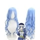 thumbnail image 3 of Disfraz de Juvia Lockser de Anime 100 Years Quest, peluca, vestido, uniforme, sombrero, chal, pegatinas, traje de fiesta de carnaval de Halloween para mujer, 3 of 5