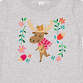 thumbnail image 4 of Inktastic Woodland Moose Spring Flowers Girls Baby T-Shirt, 4 of 5
