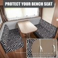 thumbnail image 3 of Pzuqiu Zebra Print Camper Cushions Cover Anti-Slip 2Pcs Rv Seat Covers Couch Cover Easy Install Rv Couch Covers Replacement Camper Accessories for Camper Car Bench, 3 of 6