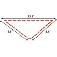 thumbnail image 4 of LAICAIW 2 Pack Hunter Orange Dog Bandanas Cotton for Small Dogs, 4 of 4