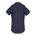 thumbnail image 4 of Loose Off The Shoulder Tops For Women Color Sólido Cuello en V Linen Feel Camiseta de Manga Corta, Tops de Lino para Mujeres Loose Fit Verano, 4 of 7