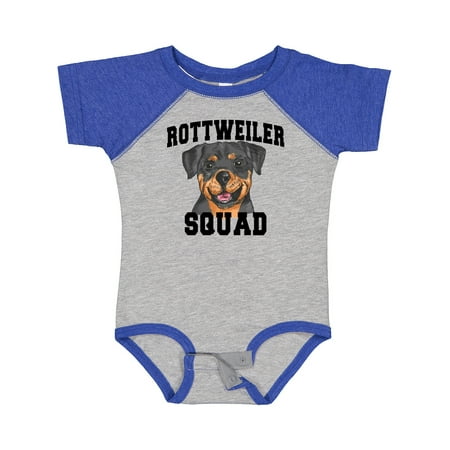 

Inktastic Dog Rottweiler Squad Gift Baby Boy or Baby Girl Bodysuit