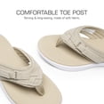 thumbnail image 3 of BURUDANI Women's Soft Cushion Flip Flops Thong Sandals Slippers for Indoor and Outdoor with Arch Support, 3 of 7