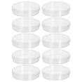 thumbnail image 1 of 10 placas de Petri con tapa, transparentes, para cultivo de células y tejidos. Material de laboratorio., 1 of 8