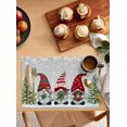 thumbnail image 3 of Christmas Winter Snowflake Gnome Table Mat Holiday Kitchen Dining Table Decor Placemat Wedding Party Decor Table Napkin, 3 of 4