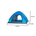 PRINxy Instant Automatic Expansion Up Lightweight Camping Tent,Outdoor