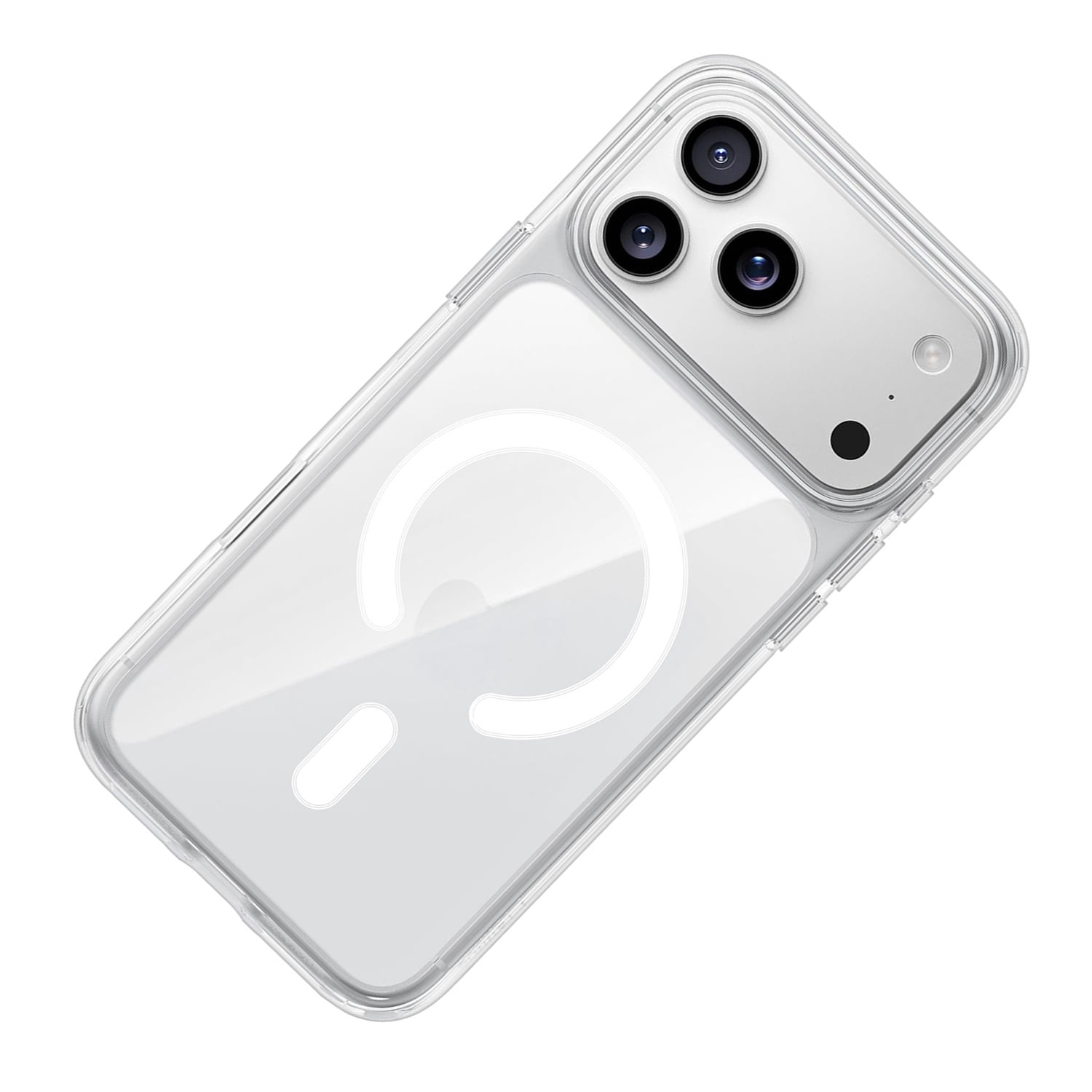 Wireless Charging Clear Case with IC Chip for iPhone 17 Pro Max