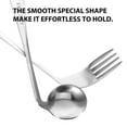 thumbnail image 3 of Angled Spoon for Patients with Stainless Steel Material and Comfortable Handles Practical Easy Use Spoon 1 Set, 3 of 9