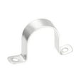 thumbnail image 3 of Uxcell 50mm(2") 304 Stainless Steel 2 Holes Rigid Pipe Strap Tension Tube Clamp 4 Pack, 3 of 5