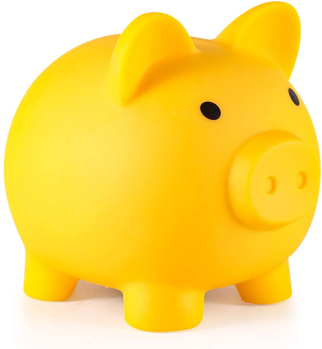 Mini Yellow Plastic Pig "Piggy" Banks Lot of 10 Pieces 