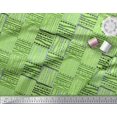 thumbnail image 2 of Soimoi Green Poly Georgette Fabric Geometric African Fabric Prints By Yard 52 Inch Wide, 2 of 3