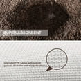 thumbnail image 4 of Upgraded Soft Absorbent Non Slip Bath Mat 16"x24" Fluffy Thick Microfiber Cozy Throw Bathroom Rugs with Waterproof Backing for Tub Shower Kitchen Bathroom Floors Accessories (Chocolate), 4 of 8
