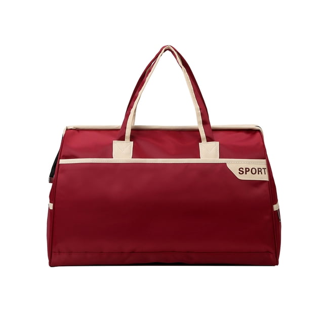 Zipper Bags for Travel Large-Capacity 48x22x30cm, Waterproof Polyester Gym & Overnight Bag, Storage Bags with Zipper